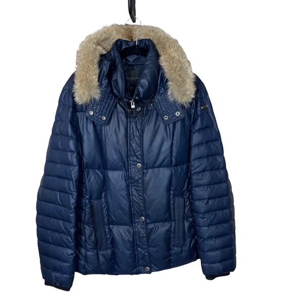 Marc New York Andrew Mark Quilted Hooded Jacket Navy Size XXL - Picture 12 of 12